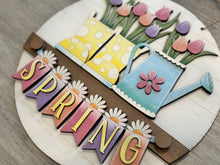 Load image into Gallery viewer, Banner Holiday Door Sign Interchangeable File, SVG, Fence Christmas, Easter, Halloween, Fall, Winter, Seasonal, Home, Welcome, glowforge