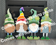 Load image into Gallery viewer, St. Patricks's Day Long Hat Porch Gnome Interchangeable File SVG, ADD ON, Holiday, Seasonal, Leprechaun, Glowforge, LuckyHeartDesignsCo