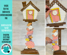 Load image into Gallery viewer, Shells for the Birdhouse Interchangeable File SVG, Glowforge, Summer, Seasonal, Holiday Shapes, Beach, LuckyHeartDesignsCo