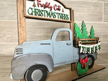 Load image into Gallery viewer, Christmas Tree add on Interchangeable Farmhouse Truck File SVG, Glowforge, LuckyHeartDesignsCo