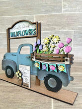 Load image into Gallery viewer, Wildflower Spring add on Interchangeable Farmhouse Truck File SVG, LuckyHeartDesignsCo