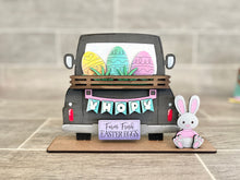 Load image into Gallery viewer, Easter Interchangeable Farmhouse Truck File SVG, Glowforge, LuckyHeartDesignsCo