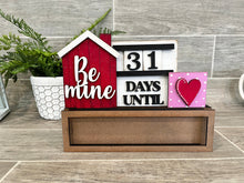 Load image into Gallery viewer, Standing File Interchangeable Holder Box File SVG, Glowforge, LuckyHeartDesignsCo