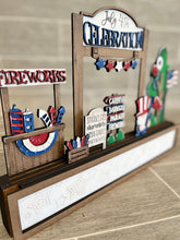 Load image into Gallery viewer, Holder Box Fourth Of July Add On File SVG, Glowforge Summer , LuckyHeartDesignsCo