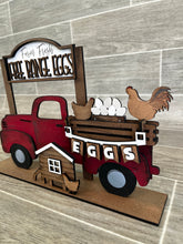 Load image into Gallery viewer, Farm Chickens add on Interchangeable Farmhouse Truck File SVG, Glowforge, LuckyHeartDesignsCo