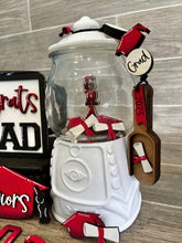 Load image into Gallery viewer, Graduation Gumball Scoop Sign File SVG, Glowforge, Tier Tray, LuckyHeartDesignsCo