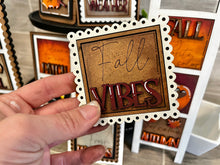 Load image into Gallery viewer, MINI Decorative Frame Backers Interchangeable Leaning Sign File SVG, Tiered Tray Glowforge, LuckyHeartDesignsCo