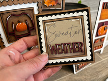 Load image into Gallery viewer, MINI Decorative Frame Backers Interchangeable Leaning Sign File SVG, Tiered Tray Glowforge, LuckyHeartDesignsCo