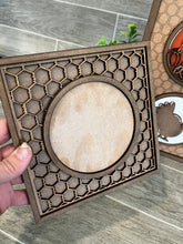Load image into Gallery viewer, Chicken Wire Round Interchangeable Leaning Sign File SVG, Glowforge, Farmhouse, LuckyHeartDesignsCo