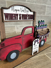 Load image into Gallery viewer, Wine add on Interchangeable Farmhouse Truck File SVG, Glowforge, LuckyHeartDesignsCo