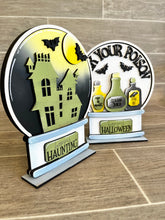 Load image into Gallery viewer, Halloween Snow Globe Interchangeable File SVG, Glowforge, Tiered Tray LuckyHeartDesignsCo