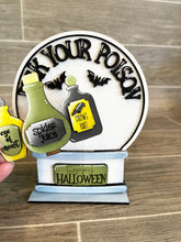 Load image into Gallery viewer, Halloween Snow Globe Interchangeable File SVG, Glowforge, Tiered Tray LuckyHeartDesignsCo