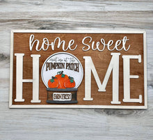 Load image into Gallery viewer, Snow Globe Home Sweet Home Wall Sign File SVG, Glowforge, LuckyHeartDesignsCo