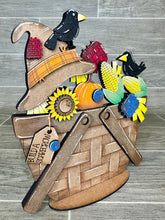 Load image into Gallery viewer, Scarecrow For The Flower Basket Interchangeable File SVG, Fall Tiered Tray, Glowforge, LuckyHeartDesignsCo