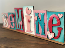 Load image into Gallery viewer, Irish Be Mine Reversible Standing Blocks File SVG, Tiered Tray Valentines, St. Patrick's Day, Clover, Glowforge, LuckyHeartDesignsCo