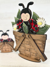 Load image into Gallery viewer, Ladybug For The Flower Basket Interchangeable File SVG, TINY, Daisy, Floral, Flowers, Spring Tiered Tray, Glowforge, LuckyHeartDesignsCo