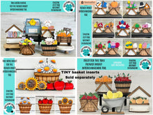 Load image into Gallery viewer, Moose Interchangeable Hats TINY Flower Basket File SVG, Animal, Christmas, Halloween, Fall, Spring, Holiday, Glowforge, LuckyHeartDesignsCo