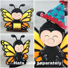 Load image into Gallery viewer, Butterfly Animal Hats Interchangeable MINI File SVG, Seasonal Leaning sign, Christmas,Holiday, Tiered Tray Glowforge, LuckyHeartDesignsCo