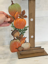 Load image into Gallery viewer, Fall Pumpkins for the Birdhouse Interchangeable File SVG, Glowforge, Fall, Seasonal, Holiday Shapes, Spring, Bird house, LuckyHeartDesignsCo