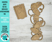 Load image into Gallery viewer, Christmas Lights for the Birdhouse Interchangeable File SVG, Ornaments, Tree Seasonal, Holiday Shapes, Glowforge, Laser, LuckyHeartDesignsCo