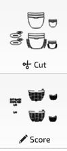 Load image into Gallery viewer, Wicker Basket For The Flower Basket Interchangeable (Original and TINY) File SVG, Vase, Flower, Seasonal, Glowforge, LuckyHeartDesignsCo