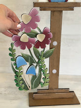 Load image into Gallery viewer, Mushrooms for the Birdhouse Interchangeable File SVG, Glowforge, Fall, Seasonal, Holiday Shapes, Spring, Bird house, LuckyHeartDesignsCo