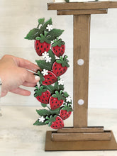 Load image into Gallery viewer, Strawberries for the Birdhouse Interchangeable File SVG, Glowforge, Fall, Seasonal, Holiday Shapes, Spring, Bird house, LuckyHeartDesignsCo