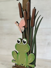 Load image into Gallery viewer, Frog for the Birdhouse Interchangeable File SVG, Glowforge, Butterfly, Seasonal, Holiday Shapes, Spring, Bird house, LuckyHeartDesignsCo