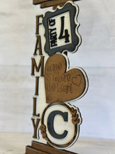 Load image into Gallery viewer, Family Home for the Birdhouse Interchangeable File SVG, Party Of, Initials, Wedding Glowforge Summer, Seasonal, Holiday, LuckyHeartDesignsCo