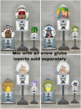 Load image into Gallery viewer, Gum ball Machine for Snow Globe Interchangeable SVG, Seasonal, Holiday, Glowforge, Gumball LuckyHeartDesignsCo