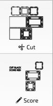 Load image into Gallery viewer, MINI Leafy Frames Interchangeable Leaning Sign File SVG, Rectangle, Tiered Tray Glowforge, LuckyHeartDesignsCo