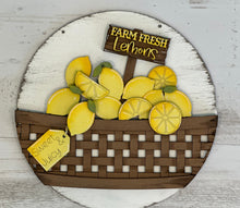 Load image into Gallery viewer, Patterned Door Hanger For The Flower Basket Interchangeable File SVG, Christmas Fall Spring Seasonal Holiday, Glowforge, LuckyHeartDesignsCo