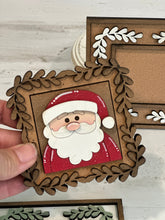 Load image into Gallery viewer, MINI Leafy Frames Interchangeable Leaning Sign File SVG, Rectangle, Tiered Tray Glowforge, LuckyHeartDesignsCo