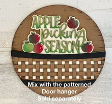 Load image into Gallery viewer, Apple Picking Season For The Flower Basket Interchangeable File SVG, TINY, Fall Tiered Tray, Glowforge, LuckyHeartDesignsCo