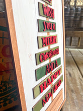Load image into Gallery viewer, Farmhouse Christmas Tree Sign File SVG, Glowforge, Pallet, Personalized, New Year, LuckyHeartDesignsCo