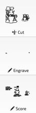 Load image into Gallery viewer, Highland Thanksgiving For The Flower Basket Interchangeable File SVG, TINY Pie Pumpkin Cow Farm, Tiered Tray, Glowforge, LuckyHeartDesignsCo