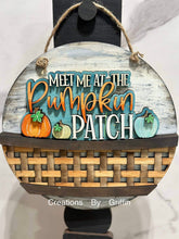 Load image into Gallery viewer, Pumpkin Patch For The Flower Basket Interchangeable File SVG, TINY Fall Farm Tiered Tray, Glowforge, LuckyHeartDesignsCo