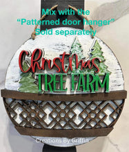 Load image into Gallery viewer, Christmas Tree Farm For The Flower Basket Interchangeable File SVG, TINY Holiday, Tiered Tray, Glowforge, LuckyHeartDesignsCo