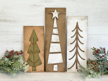 Load image into Gallery viewer, Farmhouse Christmas Tree Sign File SVG, Glowforge, Holiday, Christmas, Rustic, LuckyHeartDesignsCO