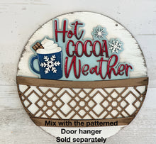 Load image into Gallery viewer, Hot Cocoa Weather For The Flower Basket Interchangeable File SVG, TINY, Chocolate, Marshmallow, Winter, Glowforge, LuckyHeartDesignsCo