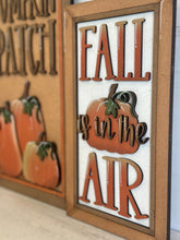 Load image into Gallery viewer, Fall Sign Trio Sign File SVG, Glowforge, Farmhouse, Pumpkin Patch, Gourd, LuckyheartDesignsCo
