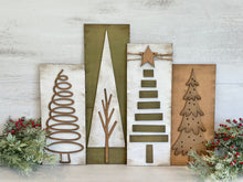 Load image into Gallery viewer, Farmhouse Christmas Tree Sign File SVG, Glowforge, Holiday, Christmas, Rustic, LuckyHeartDesignsCO