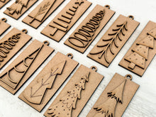 Load image into Gallery viewer, Farmhouse Christmas Tree Rectangle Ornament File SVG, Holiday Glowforge, LuckyHeartDesignsCo