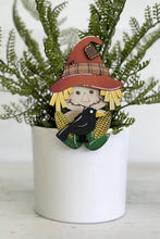 Load image into Gallery viewer, Scarecrow Fall Mug Hugger File SVG, Glowforge Tiered Tray, Tray Decor, Pumpkin, Leaf, Leaves, Gift, Topper, LuckyHeartDesignsCo