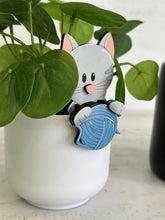 Load image into Gallery viewer, Cat Kitten Mug Hugger File SVG, Glowforge Tiered Tray, Tray Decor, Pet, Plant Hugger, Gift, Topper, LuckyHeartDesignsCo