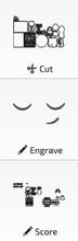 Load image into Gallery viewer, Frankenstein Halloween Quick and Easy Tiered Tray File SVG, Monster, Pumpkin, Jackolantern, Glowforge Tier Tray, LuckyHeartDesignsCO