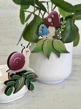 Load image into Gallery viewer, Snail Mushroom Mug Hugger File SVG, Glowforge Tiered Tray, Tray Decor, House, Plant Hugger, Gift, Topper, LuckyHeartDesignsCo