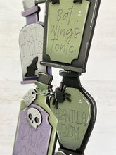 Load image into Gallery viewer, Stacking Witches Potions Halloween File SVG, Tier Tray, Trick or Treat, Glowforge Laser, LuckyHeartDesignsCo