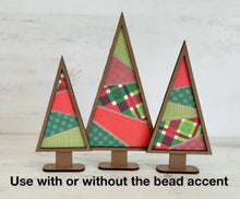 Load image into Gallery viewer, Triangle Standing Christmas Tree File SVG, Christmas mantle decor, Centerpiece, Farmhouse, glowforge, LuckyHeartDesignsCo
