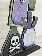 Load image into Gallery viewer, Stacking Witches Potions Halloween File SVG, Tier Tray, Trick or Treat, Glowforge Laser, LuckyHeartDesignsCo